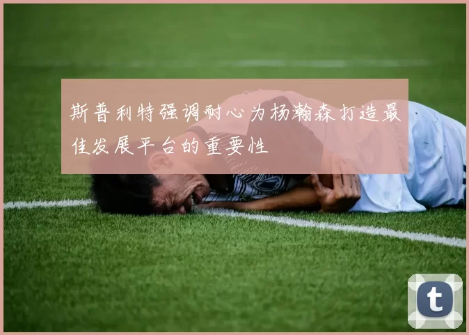 斯普利特强调耐心为杨瀚森打造最佳发展平台的重要性